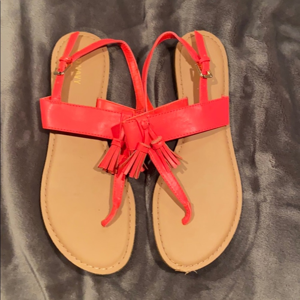 Size 8 old navy pink sandals